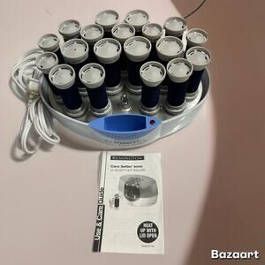 Used Remington Care Setter Hot Rollers Velvet w/Clips WORKS Missing One Roller